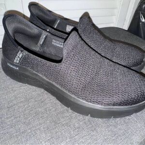 Skechers Women's Black Go Walk Slip-ins Loafers SIZE 7.5